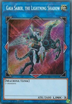 Gaia Saber, the Lightning Shadow - Code of the Duelist (Secret Rare) [COTD-051]