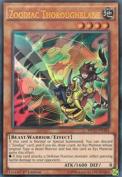 Zoodiac Thoroughblade - 2017 Mega-Tin Mega Pack (Ultra Rare) [MP17-184]