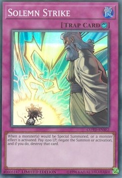 Solemn Strike - Code of the Duelist (Super Rare) [COTD-SE2]