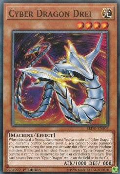 Cyber Dragon Drei - Legendary Dragon Decks (Common) [LEDD-B03]
