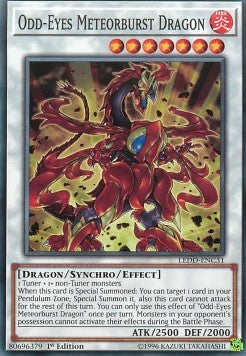 Odd-Eyes Meteorburst Dragon - Legendary Dragon Decks (Common) [LEDD-C31]