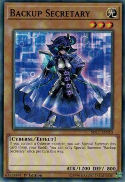 Backup Secretary - Structure Deck: Cyberse Link (Common) [SDCL-010]