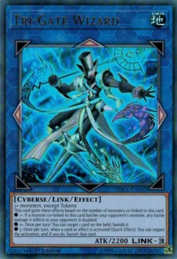 Tri-Gate Wizard - Structure Deck: Cyberse Link (Ultra Rare) [SDCL-042]