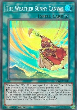 The Weather Sunny Canvas - Spirit Warriors (Super Rare) [SPWA-039]