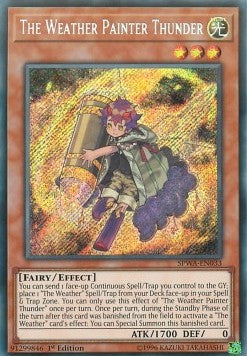 The Weather Painter Thunder - Spirit Warriors (Secret Rare) [SPWA-033]