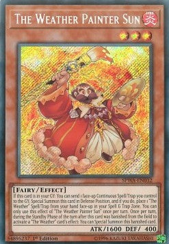 The Weather Painter Sun - Spirit Warriors (Secret Rare) [SPWA-032]