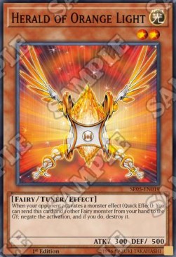 Herald of Orange Light - Structure Deck: Wave of Light (Common) [SR05-019]