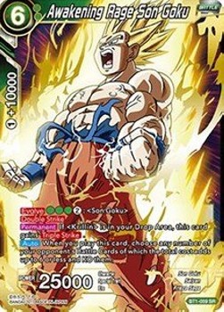 Awakening Rage Son Goku - Galactic Battle (Super Rare) [BT1-059]
