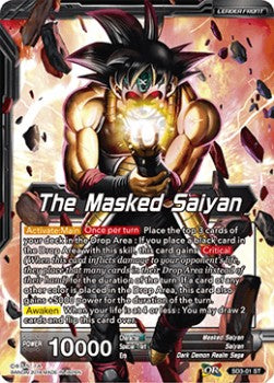 The Masked Saiyan // Bardock, Unbound by Darkness - Starter Deck: The Dark Invasion (Starter Rare) [SD3-01]