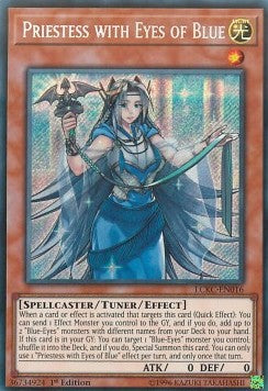 Priestess with Eyes of Blue - Legendary Collection Kaiba Mega Pack (Secret Rare) [LCKC-016]