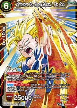 Victorious Fist Super Saiyan 3 Son Goku - Cross Worlds (Super Rare) [BT3-003]