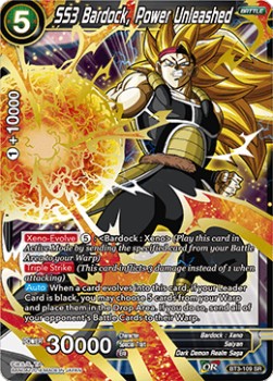 SS3 Bardock, Power Unleashed - Cross Worlds (Super Rare) [BT3-109]