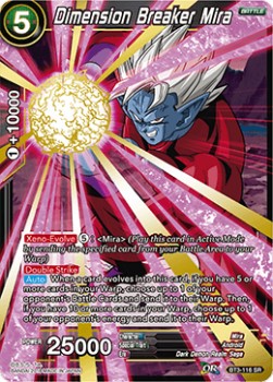 Dimension Breaker Mira - Cross Worlds (Super Rare) [BT3-116]