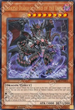 Darkest Diabolos, Lord of the Lair - Structure Deck: Lair of Darkness (Ultra Rare) [SR06-001]