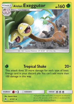 Alolan Exeggutor - Forbidden Light (Rare) [FLI-2]