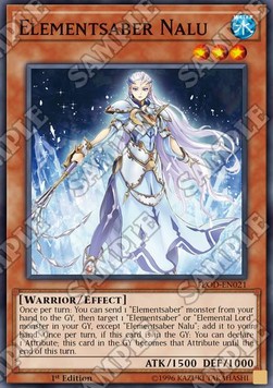Elementsaber Nalu - Flames of Destruction (Super Rare) [FLOD-021]