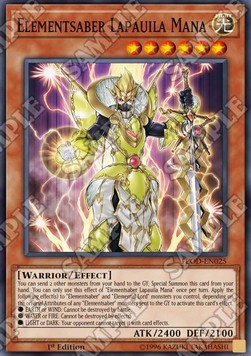 Elementsaber Lapauila Mana - Flames of Destruction (Super Rare) [FLOD-025]