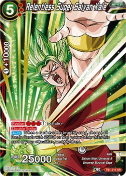 Relentless Super Saiyan Kale - The Tournament of Power (Super Rare) [TB01-015]