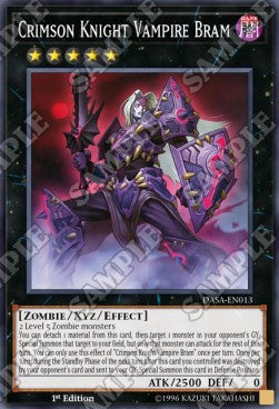 Crimson Knight Vampire Bram - Dark Saviors (Super Rare) [DASA-013]