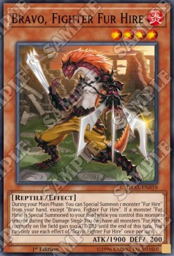 Bravo, Fighter Fur Hire - Dark Saviors (Super Rare) [DASA-019]