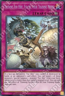 Training Fur Hire, Fur All Your Training Needs - Dark Saviors (Secret Rare) [DASA-026]