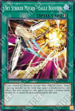 Sky Striker Mecha - Eagle Booster - Dark Saviors (Super Rare) [DASA-035]