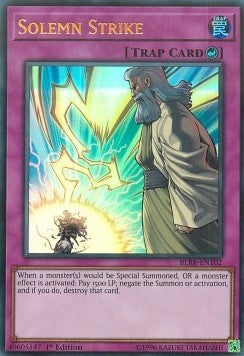 Solemn Strike - Battles of Legend: Relentless Revenge (Ultra Rare) [BLRR-102]