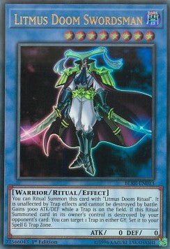 Litmus Doom Swordsman - Battles of Legend: Relentless Revenge (Ultra Rare) [BLRR-013]