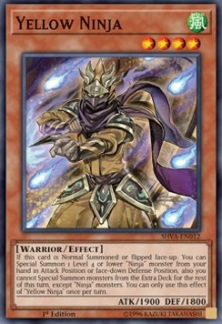 Yellow Ninja - Shadows in Valhalla (Super Rare) [SHVA-012]