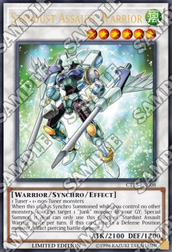 Stardust Assault Warrior - 2018 Mega-Tins (Ultra Rare) [CT15-008]