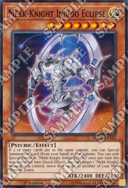Mekk-Knight Indigo Eclipse - 2018 Mega-Tin Mega Pack (Super Rare) [MP18-182]