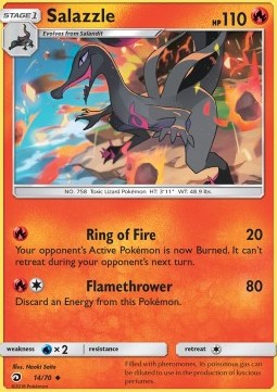 Salazzle - Dragon Majesty (Uncommon) [DRM-14]