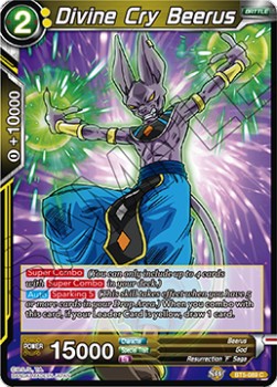 Divine Cry Beerus - Miraculous Revival (Common) [BT5-089]