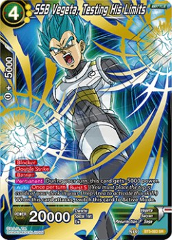 SSB Vegeta, Testing His Limits (V.1 - Super Rare) - Miraculous Revival (Super Rare) [BT5-083]