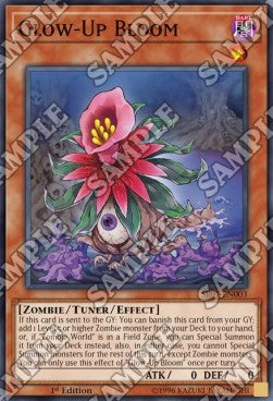 Glow-Up Bloom - Structure Deck: Zombie Horde (Super Rare) [SR07-003]