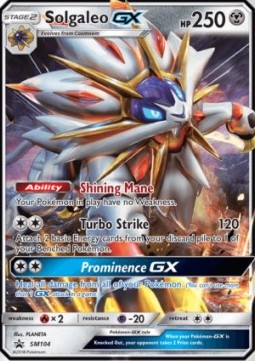 Solgaleo GX - SM Black Star Promos (Promo) [SM-104]