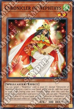 Chronicler of Nephthys - Hidden Summoners (Super Rare) [HISU-003]