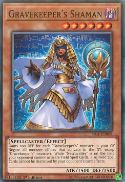 Gravekeeper's Shaman - Speed Duel Starter Decks: Destiny Masters (Common) [SS01-B09]