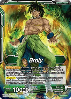 Broly // Broly, Evil Unleashed - Starter Deck: Rising Broly (Starter Rare) [SD8-01]