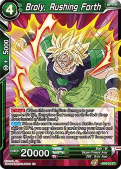 Broly, Rushing Forth - Starter Deck: Rising Broly (Starter Rare) [SD8-03]