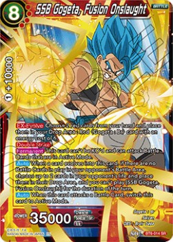 SSB Gogeta, Fusion Onslaught (V.1 - Super Rare) - Destroyer Kings (Super Rare) [BT6-014]