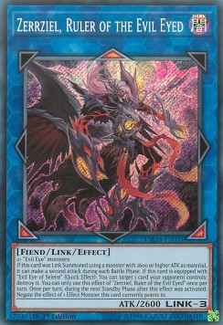 Zerrziel, Ruler of the Evil Eyed - The Infinity Chasers (Secret Rare) [INCH-031]