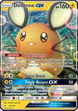 Dedenne GX - Unbroken Bonds (Ultra Rare) [UNB-57]