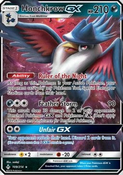 Honchkrow GX - Unbroken Bonds (Ultra Rare) [UNB-109]