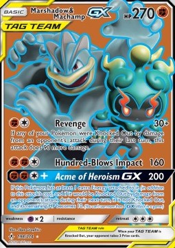 Marshadow & Machamp GX - Unbroken Bonds (Ultra Rare) [UNB-198]