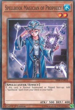 Spellbook Magician of Prophecy - Structure Deck: Order of the Spellcasters (Common) [SR08-018]