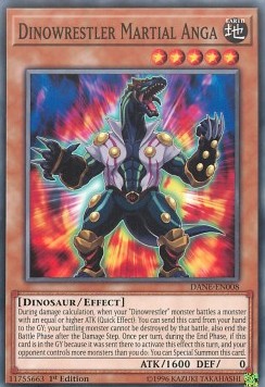 Dinowrestler Martial Anga - Dark Neostorm (Common) [DANE-008]