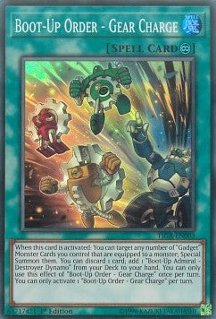 Boot-Up Order - Gear Charge - Fists of the Gadgets (Super Rare) [FIGA-003]