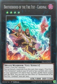 Brotherhood of the Fire Fist - Cardinal - Fists of the Gadgets (Super Rare) [FIGA-026]