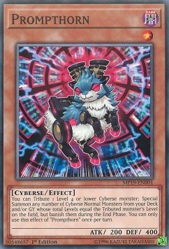 Prompthorn - 2019 Gold Sarcophagus Tin Mega Pack (Common) [MP19-001]